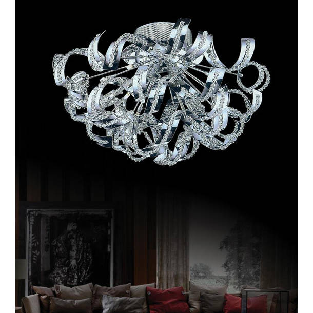 Luminaire Suspendu Moderne Tropea De DVI, 1 Lumière, Gris Graphite Et Laiton 330757593